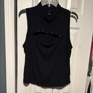 Torrid Black Sleeveless Top